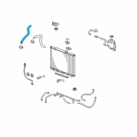 OEM 2014 Honda Pilot Hose, Water (Upper) Diagram - 19501-RN0-A00