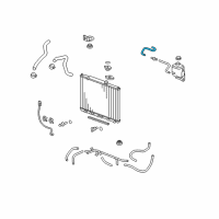 OEM 2010 Acura MDX Tube C, Reserve Tank Diagram - 19105-RYE-A00