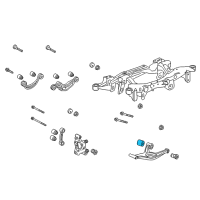 OEM Cadillac Suspension Crossmember Front Bushing Diagram - 22934678