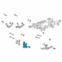 OEM Cadillac XTS Knuckle Diagram - 23488414