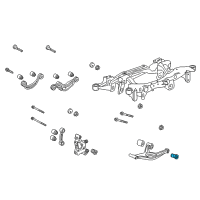 OEM 2015 Cadillac XTS Suspension Crossmember Rear Bushing Diagram - 22934679