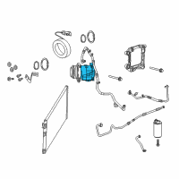 OEM 2015 Dodge Viper COMPRESOR-Air Conditioning Diagram - 5181968AB