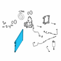 OEM 2015 Dodge Viper CONDENSER-Air Conditioning Diagram - 5181842AA