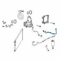 OEM Dodge Viper Line-A/C Discharge Diagram - 5264927AE