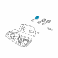 OEM 2002 Honda S2000 Socket (Py21W) Diagram - 33514-S2A-003