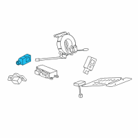 OEM 2021 GMC Canyon Side Sensor Diagram - 13504470