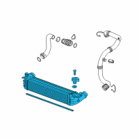 OEM 2017 Chevrolet Cruze Intercooler Diagram - 39116550