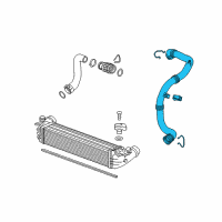 OEM Chevrolet Air Outlet Tube Diagram - 39017739