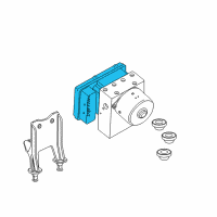 OEM Chrysler Anti-Lock Brake System Module Diagram - 68067395AB