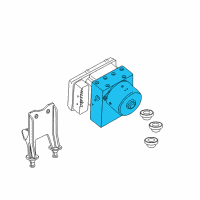 OEM 2008 Chrysler 300 Anti-Lock Brake Control Unit Diagram - 68037140AA