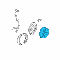 OEM 2002 Ford Explorer Sport Trac Drum Diagram - 1L5Z-1126-BA