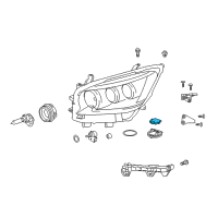 OEM Lexus Computer, Light Control Diagram - 85967-30070