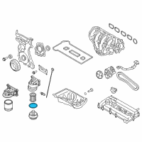 OEM 2011 Mercury Mariner Pressure Switch Seal Diagram - 1S7Z-6885-AA