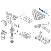 OEM 2019 Ford Fusion Manifold Gasket Diagram - 8E5Z-9439-A