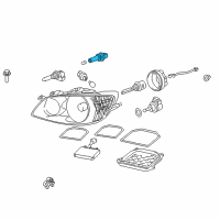 OEM 2003 Lexus IS300 Plug, Socket Diagram - 90075-60030