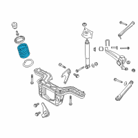 OEM 2010 Mercury Mariner Coil Spring Diagram - 9M6Z-5560-C