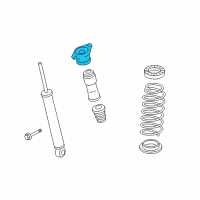 OEM 2010 Hyundai Azera Bracket Assembly-Rear, LH Diagram - 55330-3K610