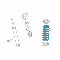 OEM 2008 Hyundai Azera Spring-Rear Diagram - 55350-3L021--DS