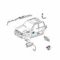 OEM 2012 Toyota FJ Cruiser Seat Diagram - 89178-0W010