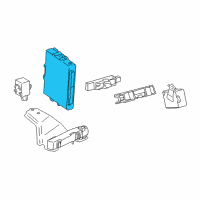 OEM 2011 Toyota 4Runner Control Module Diagram - 89990-35010