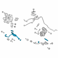 OEM 2020 Ford Transit-150 Oil Pipe Diagram - FL3Z-9G441-B