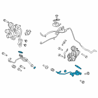 OEM Lincoln Oil Pipe Diagram - BL3Z-9G441-F