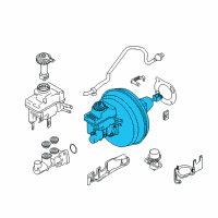 OEM BMW 650i Power Brake Booster Diagram - 34-33-6-779-742