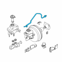 OEM BMW 645Ci Vacuum Pipe Diagram - 11-66-7-610-749