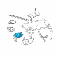 OEM 2000 Chrysler Grand Voyager Lamp-Dome And Reading Diagram - JV74TL2