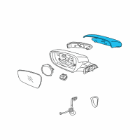 OEM 2017 Kia Forte5 SCALP-Outside Rear View Mi Diagram - 87616A7010