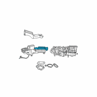 OEM 2002 Chrysler PT Cruiser EVAPORATR-Air Conditioning Diagram - 5104688AC