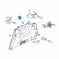 OEM 2018 GMC Acadia Cup Holder Diagram - 84121252