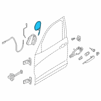 OEM 2012 BMW X3 Bowden.Cable, Outside Door Handle Front Diagram - 51-21-7-319-349