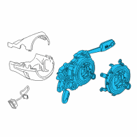 OEM 2012 BMW 328i Combination Switch Diagram - 61-31-9-123-051