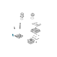 OEM 2005 Ford F-250 Super Duty Temperature Sending Unit Diagram - 3C3Z-10884-AA