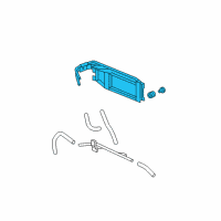 OEM 2006 Honda Ridgeline Cooler (ATf) Diagram - 25510-RJE-013