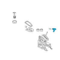 OEM 1998 Saturn SC1 Knob Asm, Automatic Transmission Control Lever Diagram - 21002881