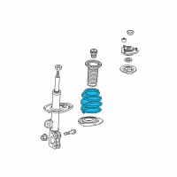 OEM Scion iM Coil Spring Diagram - 48131-12F30