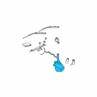 OEM Jeep Commander Washer Diagram - 5143580AA