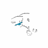 OEM 2006 Jeep Grand Cherokee Crank Arm-WIPER Diagram - 55156313AB