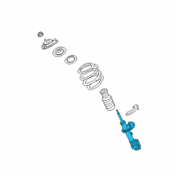 OEM 2010 Jeep Compass STRUT-Front Suspension Diagram - 5272924AB