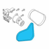 OEM 2021 Hyundai Veloster N Ribbed V-Belt Diagram - 25212-2GPA0