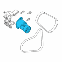 OEM 2022 Hyundai Veloster N Tensioner Assembly Diagram - 25281-2GPA0