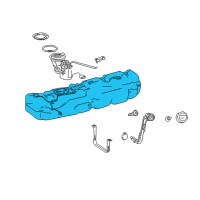 OEM Dodge Sprinter 2500 Fuel Tank Diagram - 68013486AA