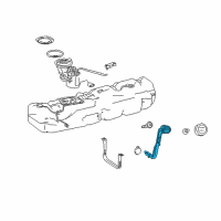 OEM Dodge Sprinter 2500 Tube-Fuel Filler Diagram - 68013499AA