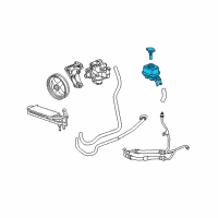 OEM 2004 Cadillac CTS Reservoir Diagram - 15285644