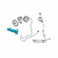 OEM Cadillac CTS Cooler Asm-P/S Fluid Diagram - 25767911