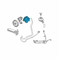 OEM 2006 Cadillac CTS Power Steering Pump Diagram - 21997867