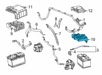 OEM 2021 Chevrolet Silverado 3500 HD Junction Block Diagram - 84663446