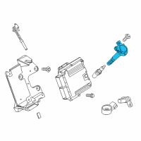 OEM 2012 Ford Mustang Coil Diagram - BR3Z-12029-A